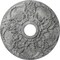 Ekena Millwork Norwich Medallion (Canopies up to 4 1/2"), 18"OD x 3 1/2"ID x 1 3/8"P, Ultra Pure White Crackle CM18NOUWC - alternate 1
